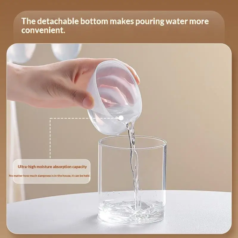 ~Hanging Closet Dehumidifier 360 Degree Air Vent  Paper High Absorption For Wardrobe Bathroom Small Spaces