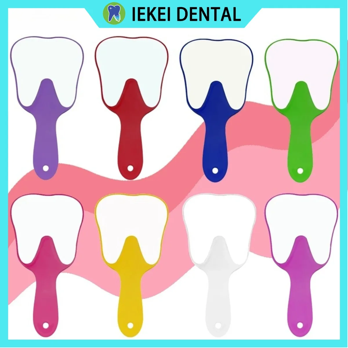 

Красочное 1 шт., стоматологическое зеркало для рта, ортодонтическое зеркало в форме зуба, ручное пластиковое зеркало для макияжа, стоматологические аксессуары, подарок для стоматолога