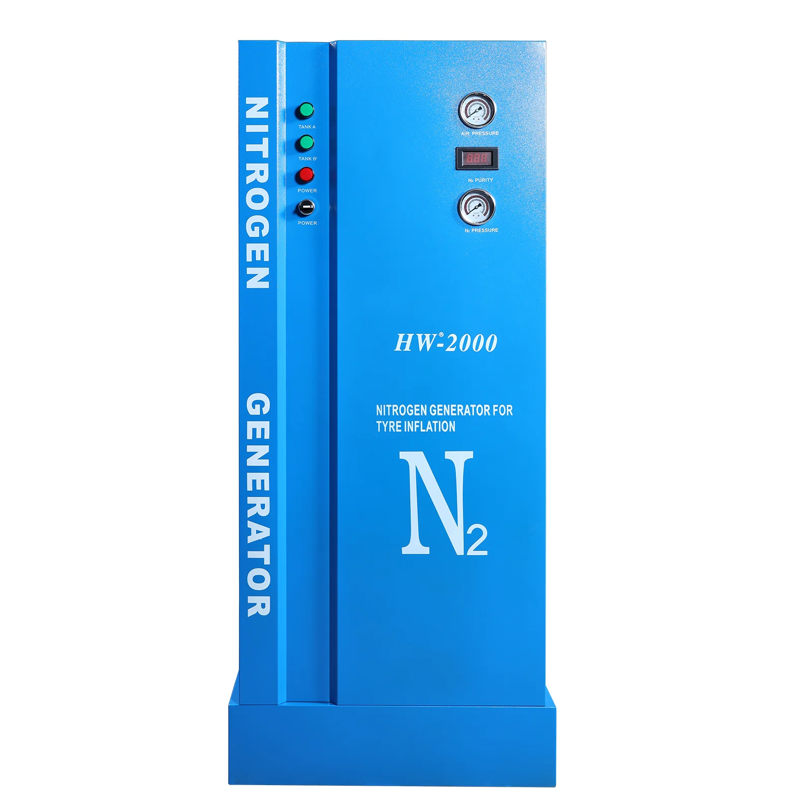 HW-2000 Nitrogen Generator For Car Tire Inflator Machine / High Purity Nitrogen Air Making Machine Made In China