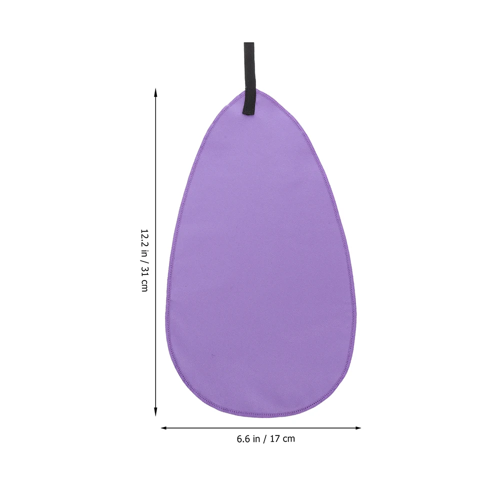 

2 Pcs Violet Microfiber Cleaning Cloth for Saxophone Clarinet Piccolo Instrument Tube Cleaner Fast Absorption Soft Cotton