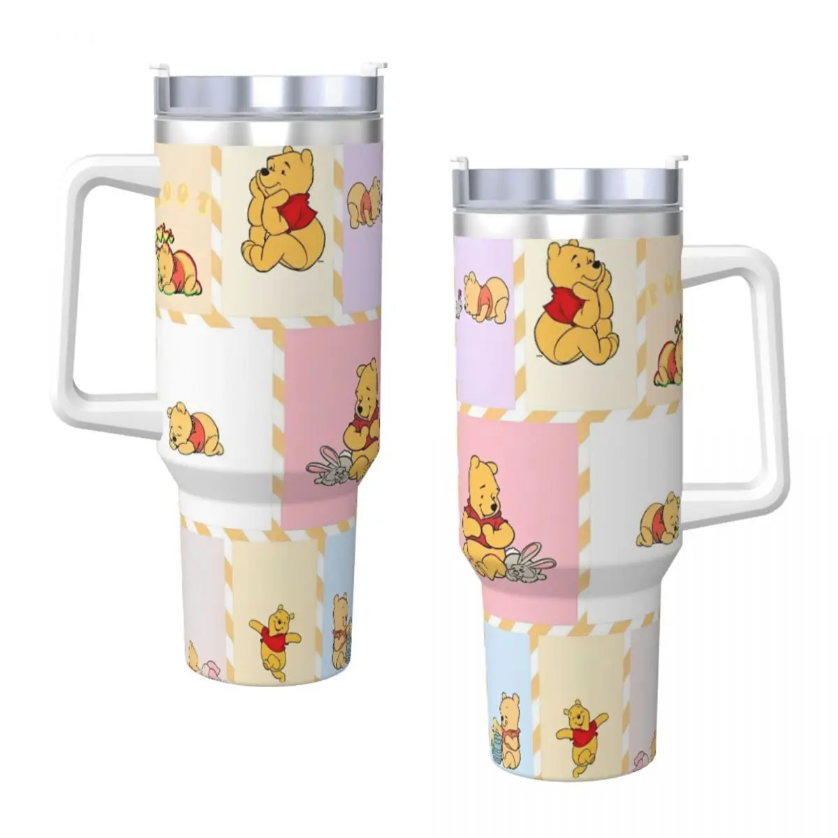 Winnie The Pooh Pooh Bear Tumbler Hot Drinks Water Bottle Insulated Stainless Steel Coffee Mug Custom Travelist Mugs Cup