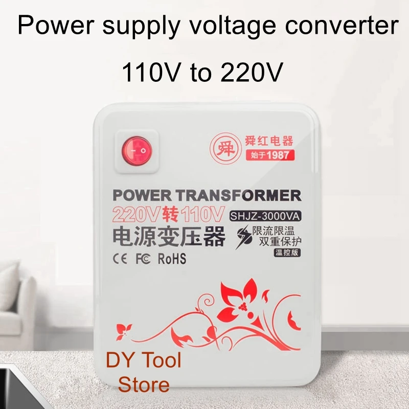 

Transformer 220V to 110V 100V voltage converter 3000W 110V to 220V