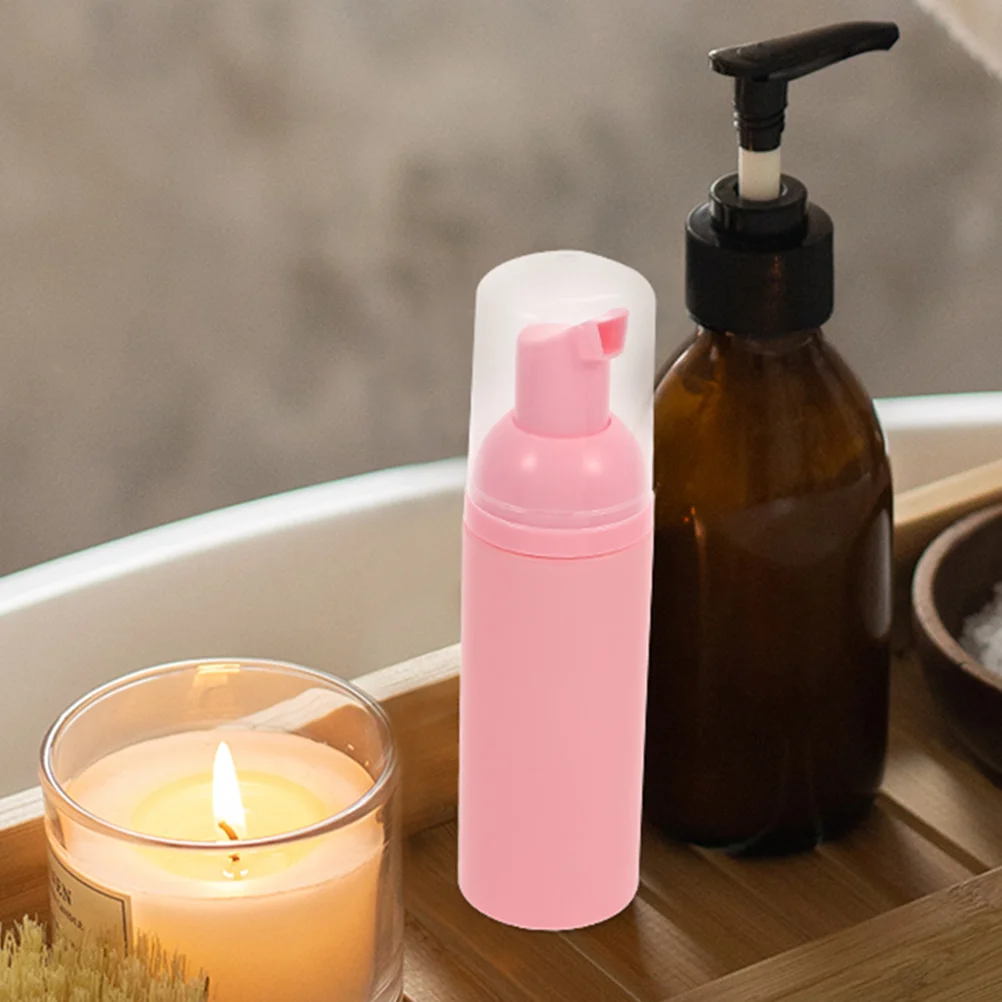 

6 Pcs Pressure Foam Bottle Foaming Pump Bottles Refillable Travel Shampoo Dispenser Empty Mini Liquid Container Shower Lotion