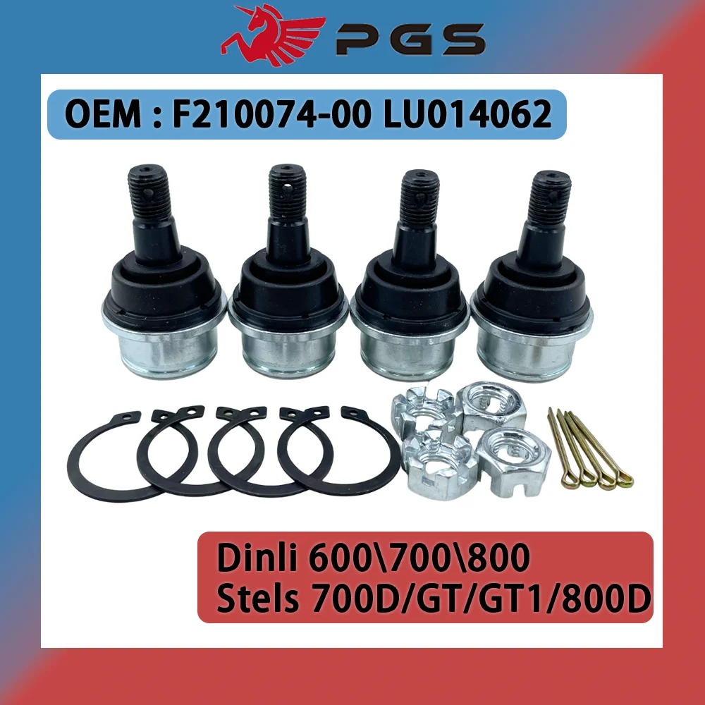 

4 шт. шаровой шарнир A-arm для Stels ATV 600GT 700D 700GT1 800D Dinli 565 600 700 800 Explorer Centhor 700 F210074-00 LU014062