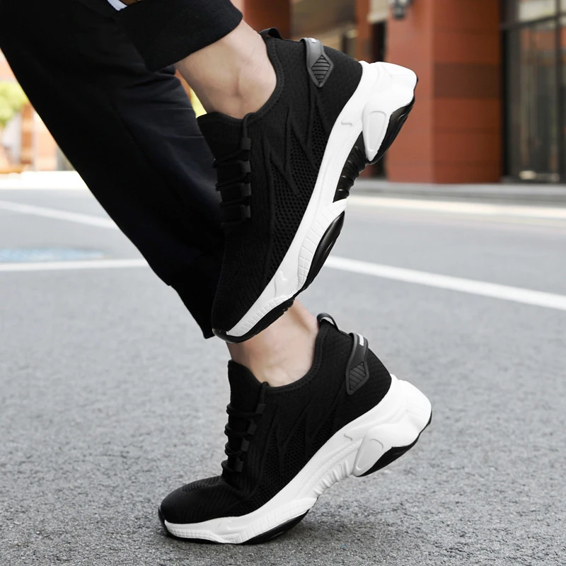

Comfortable And Breathable Outdoor Travel Jogging Leisure Sports Mesh Light Spring And Autumn Slope Solid Color Round Head