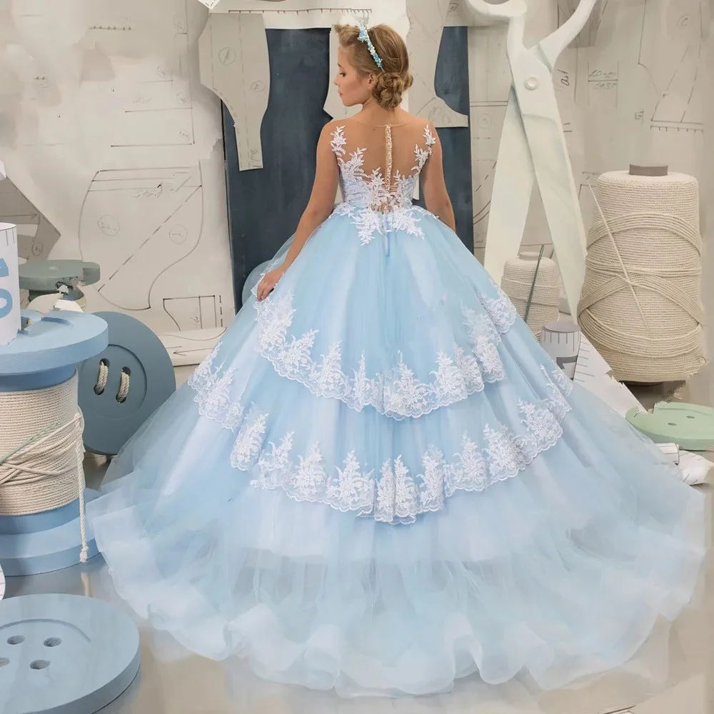 flower-girl-dress-for-wedding-tulle-light-blue-applique-floor-length-sleeveless-bridesmaid-birthday-celebration-eucharist-dress