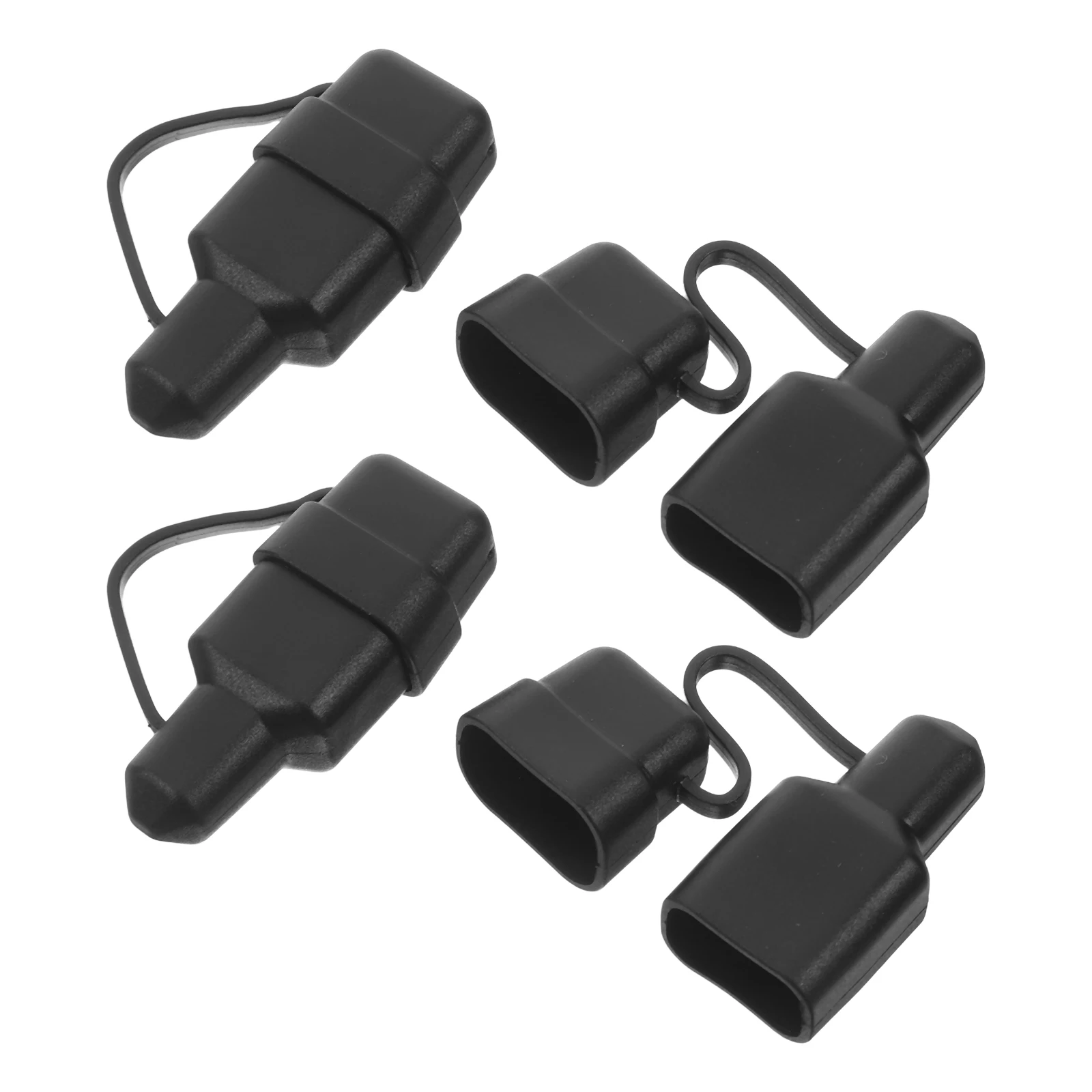 

4pcs Waterproof Moisture Protection Debris Cover Battery Cable Connectors Quick Disconnects For Anderson Style Plug Adapters