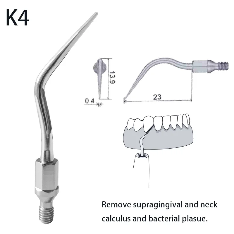 Dental Scaler Tips Oral Calculus Cleaning and Care Fit for SONIC LINE AIR / KAVO SONICFLEX / SIRONA SIROAIR/ NSK TI-MAX Scaling