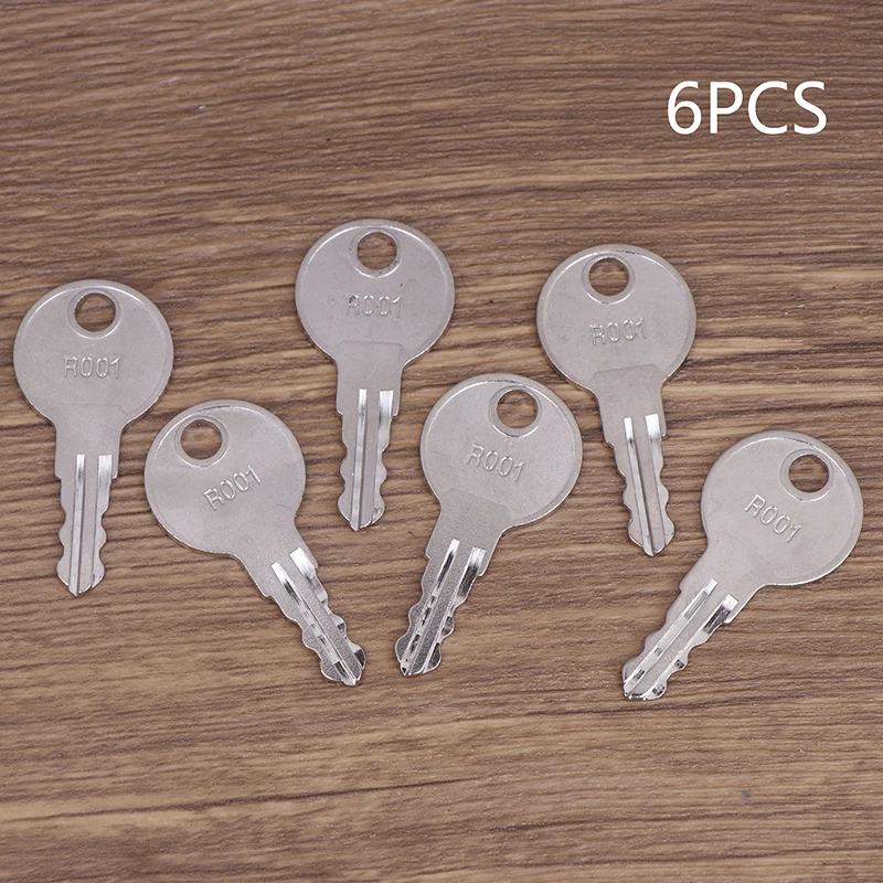 6 uds R001 llave RV llaves de Camper compatibles con puerta de equipaje RV puerta del compartimento 230012 adecuada para RV