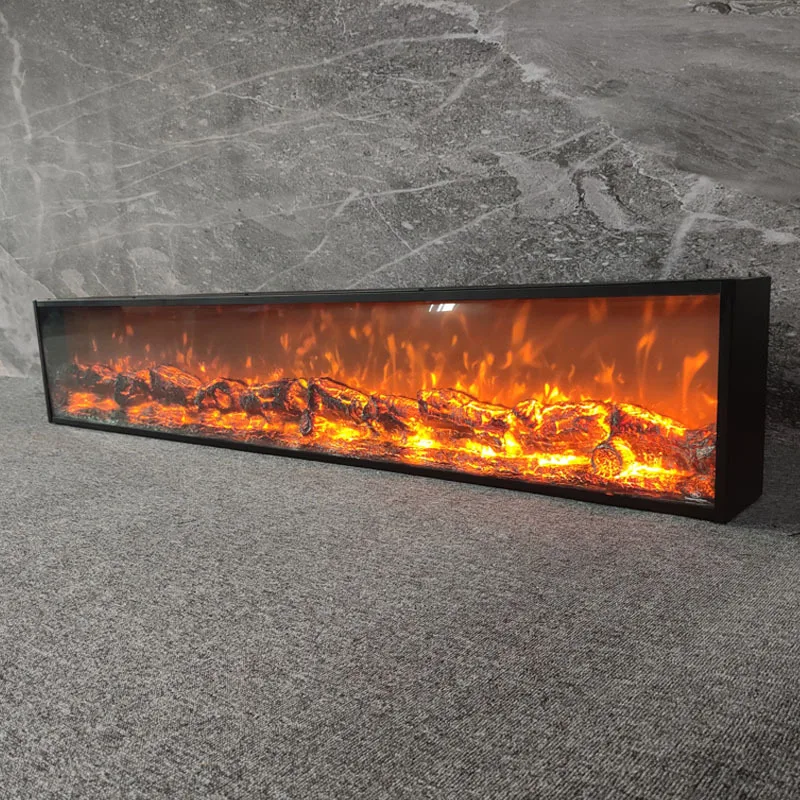 American style decorative fireplace core built-in simulated flame European fireplace TV cabinet background wall core heater