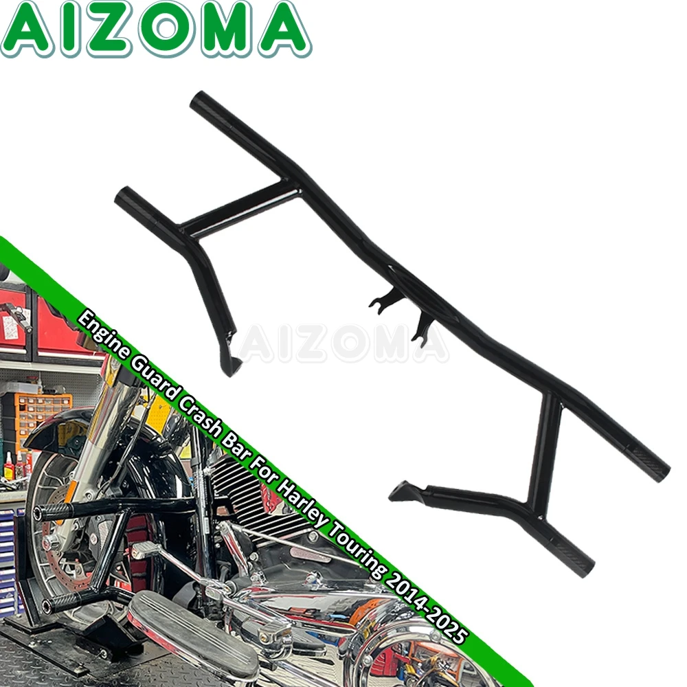 

Защита двигателя мотоцикла, защита бампера для шоссе, клетка для Harley Road King FLHR FLHRC FLHRXS FLHP FLHRSE6 2014-2025