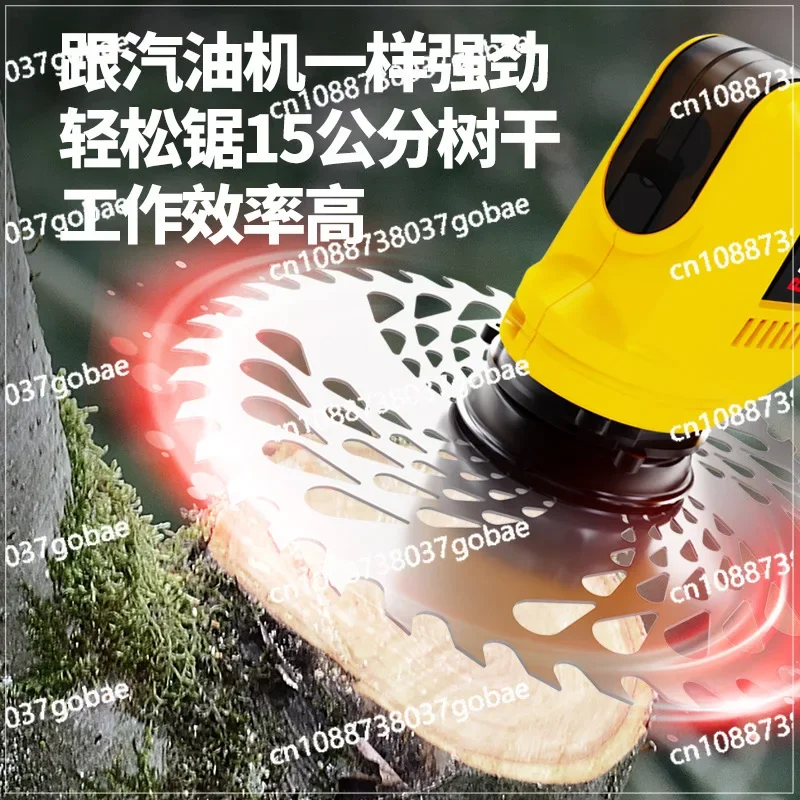 Brushless Electric Lawn Mower Multifunctional Lawn Mower Small Household Handheld Lithium Battery Lawn Mower Rechargeable