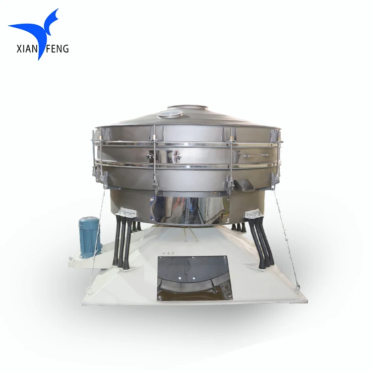 Double Layer Peanut Sorting Machine Non Mixing Circular Pendulum Vibrating Screen