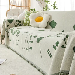 1PC Sofa Cushion Fabric Double-Sided Chenille All-Season Universal Rustic Style Living Room Non-Slip Sofa Cover Sofa Seat Cover