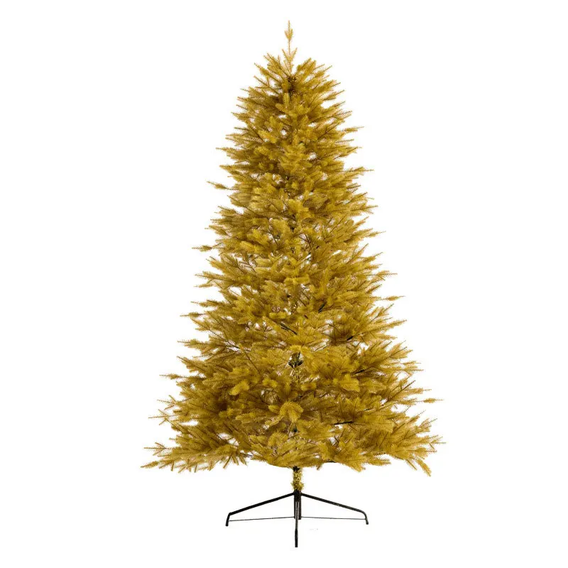 PE Christmas Tree Golden High-End Automatic Encryption Hotel Shopping Mall Decoration Simulation New Year Gift