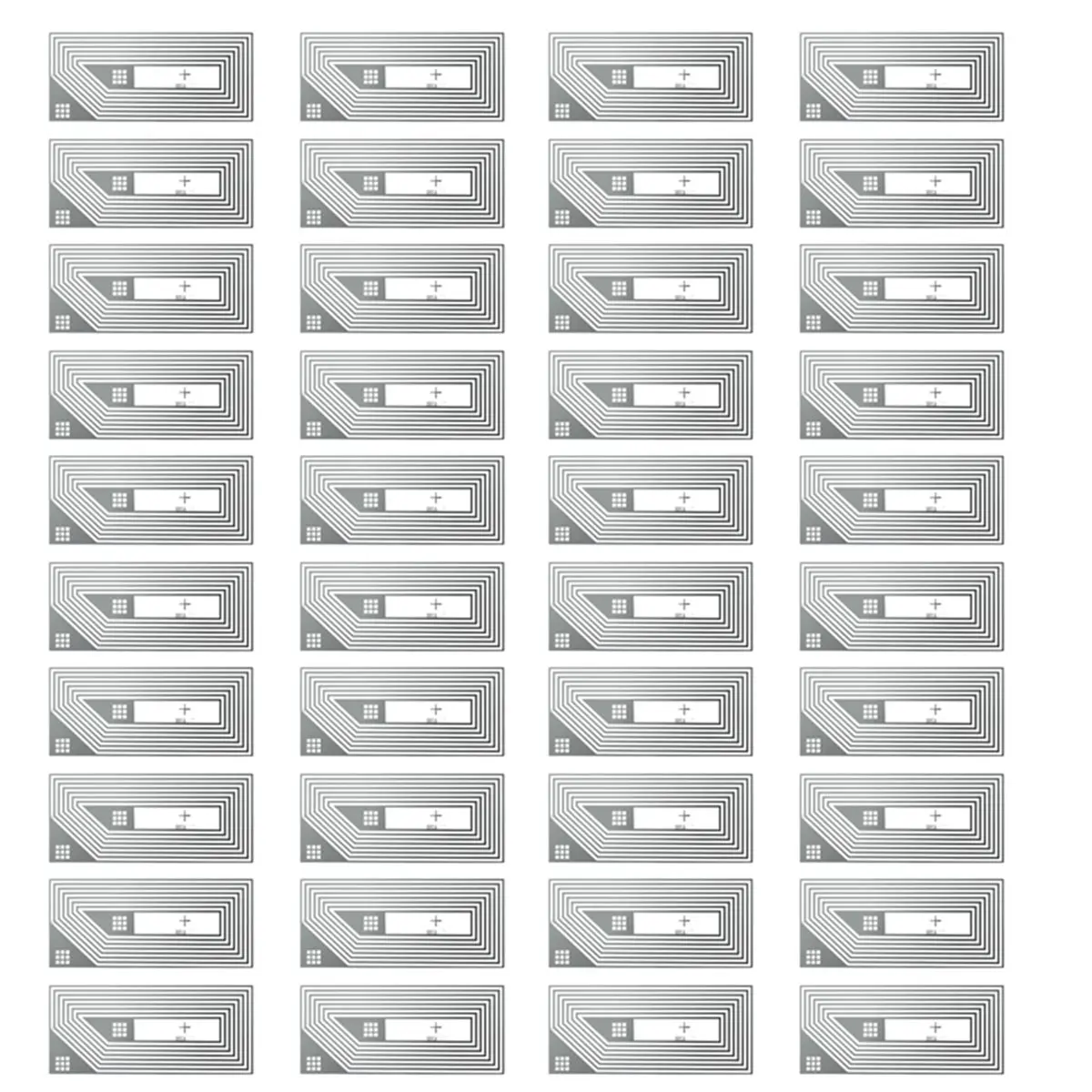 A40I 40 Pcs NFC Tags Sticker NTAG213 Chip NFC Stickers Adhesive Labels Transparent RFID Tags for All NFC-Enabled Devices