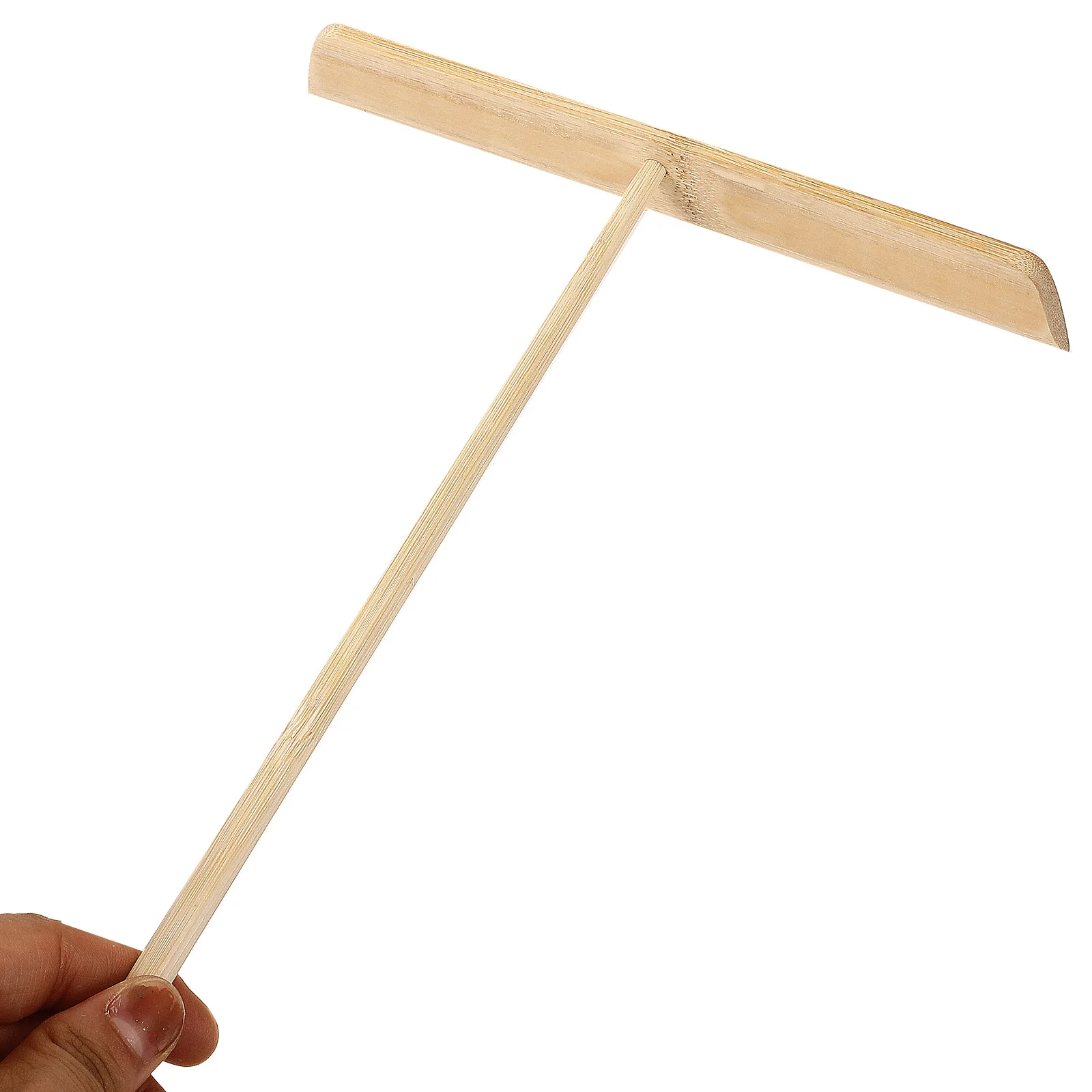 

1Set Stainless Steel Oil Spreader Pancake Making Tool Bamboo Crepe Spreader Kitchen Accessory Pancake Oil Applicator Durable