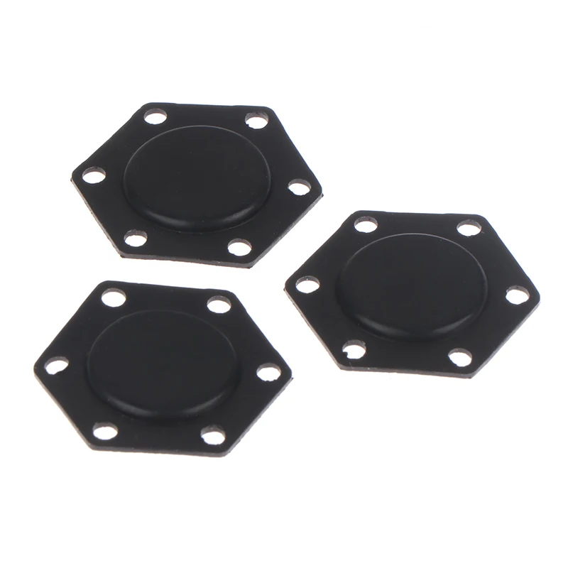 10pcs Dental Water Valve Diaphragm Hexagonal Rubber Diaphragm for Dental Chair Water Control Valve Accessories Replacement