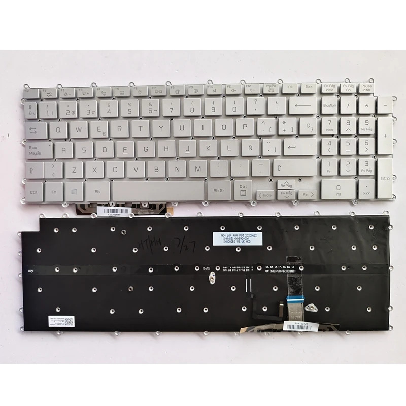 

Клавиатура для ноутбука KR/SP для LG Gram 17Z90P 17Z90P-G 17Z90P-K 17Z90P-N .APB7U1 17Z90P-N.APS5U1 17Z90P-K.AAB8U1 17Z95P