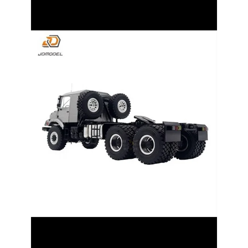 JDM-157 1/14 Remote Control Off-Road  6*6 Trailer Climbing Military Truck Weight Support For Tamiya Lesu Scania Man RC Trailer