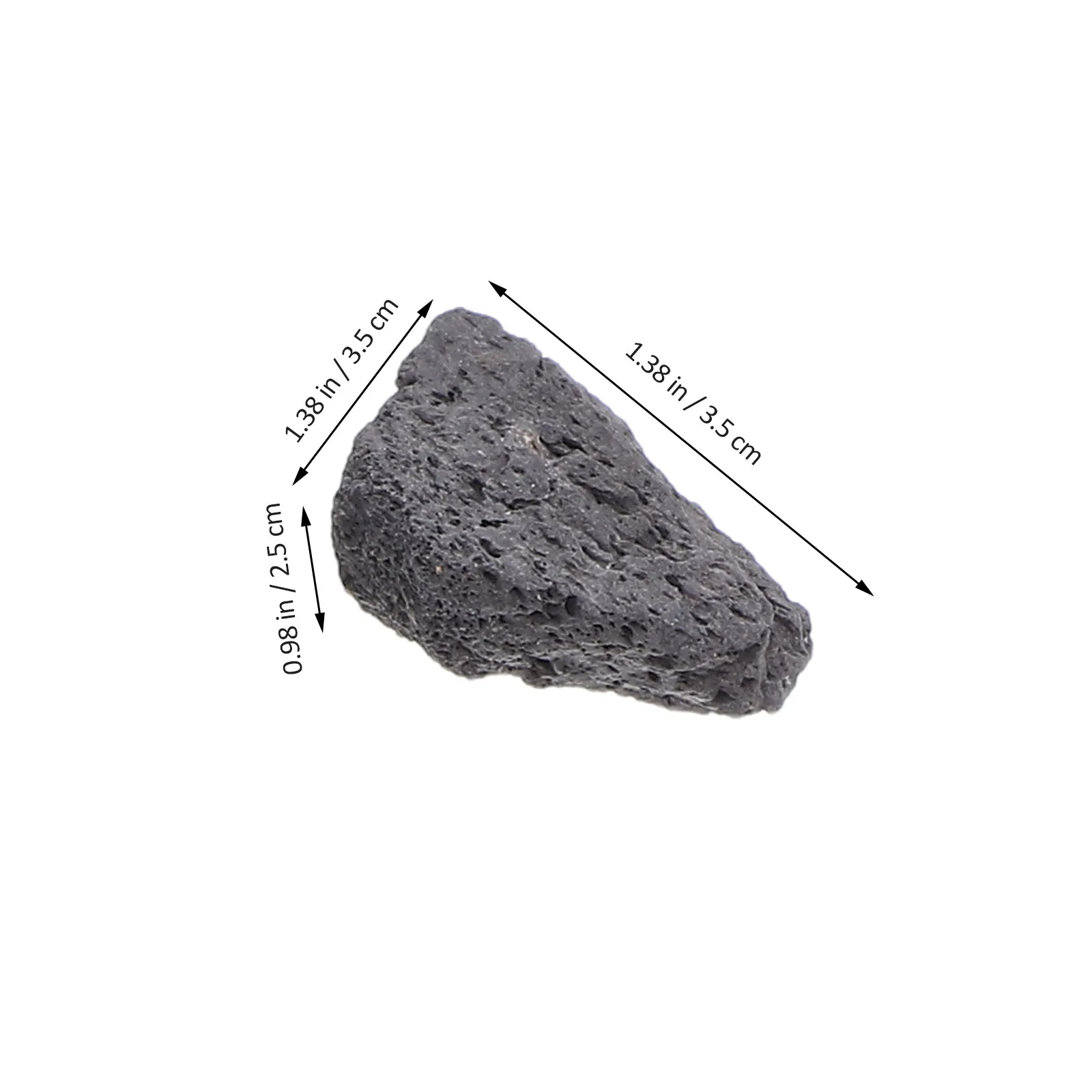 1Pack Natural Volcanic Rocks for Aquarium Fish Tank Decoration Porous Lava Stones Landscape Ornament for Potted Plants Planter - view 5