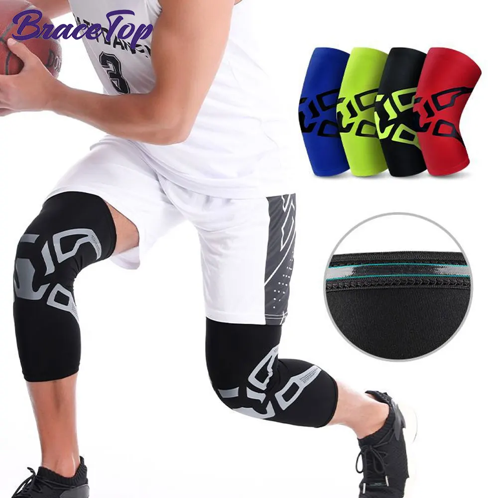 1 PCS Knee Sleeves, Knee Compression Pads Knee Brace Support for Joint Pain Relief, Arthritis, ACL, MCL, Sports, Injury Recovery