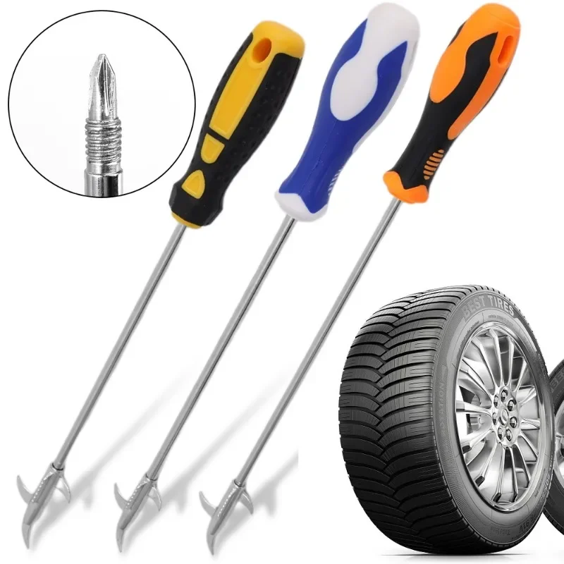 

Car Tire Stones Cleaning Hook Auto Wheel Groove Remover Tool Wheel Tread Slot Stone Gravel Remover for Car Motorcycle Bike Tire