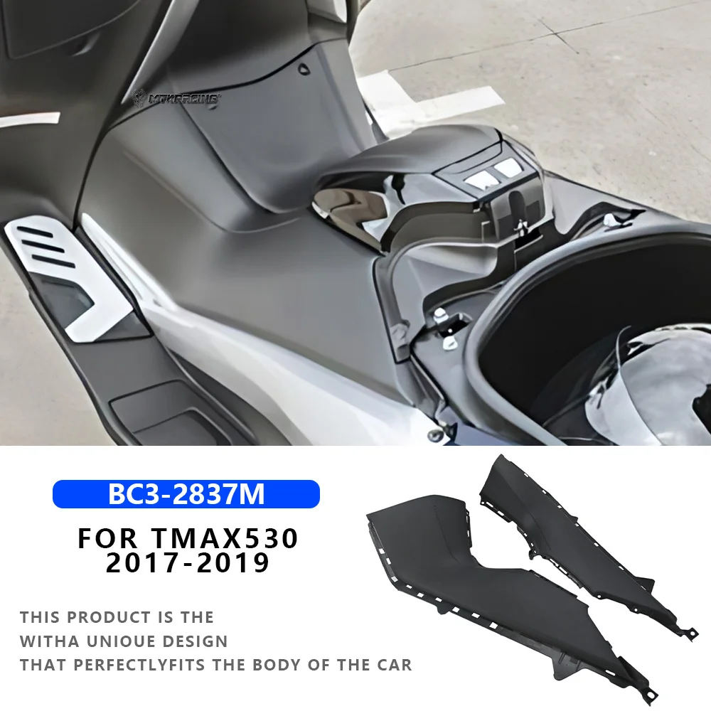 

MTKRACING side panels For YAMAHA TMAX 530 2017-2019 Motorcycle Accessories left and right foot pedals upper guard board