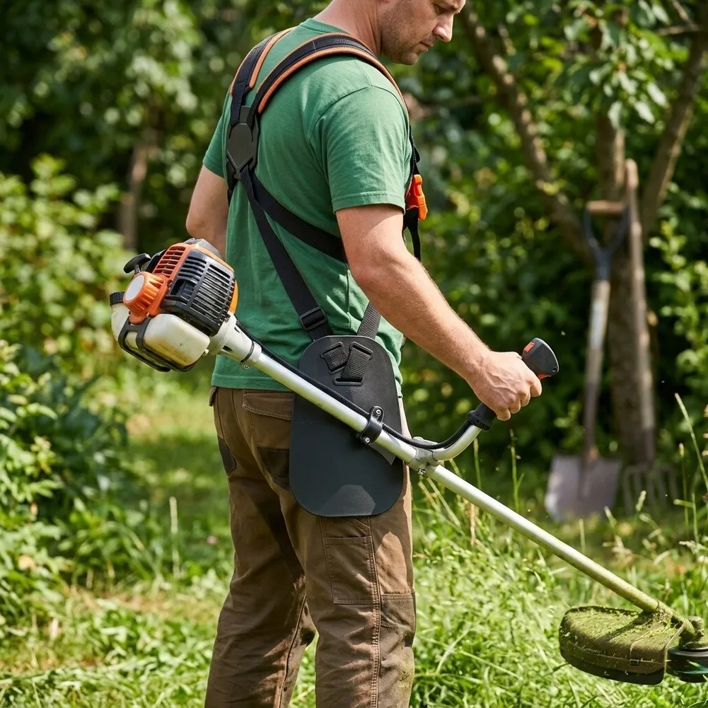 Gardening Support Harness Trimmer Full Harness Ergonomic Comfort Support Secure Personalized Fit For Heavy Brushcutters