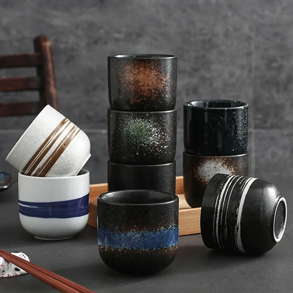 New 200ml New Coffee Cups Ceramics Mugs Beer Tea Mug Whiskey Glass Drinkware Cup Ceramic Latte Specialized Coffee