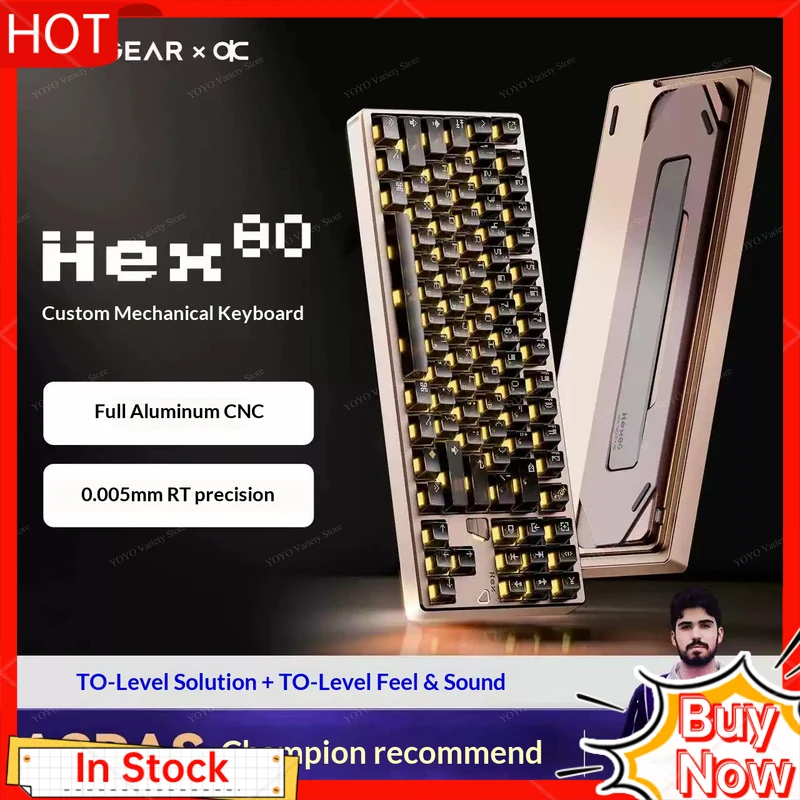 

ATK×QK Hex80 Magnetic Switch Mechanical Keyboard for Gaming Desktop Computers Fearless Covenant Special Edition Collaboration