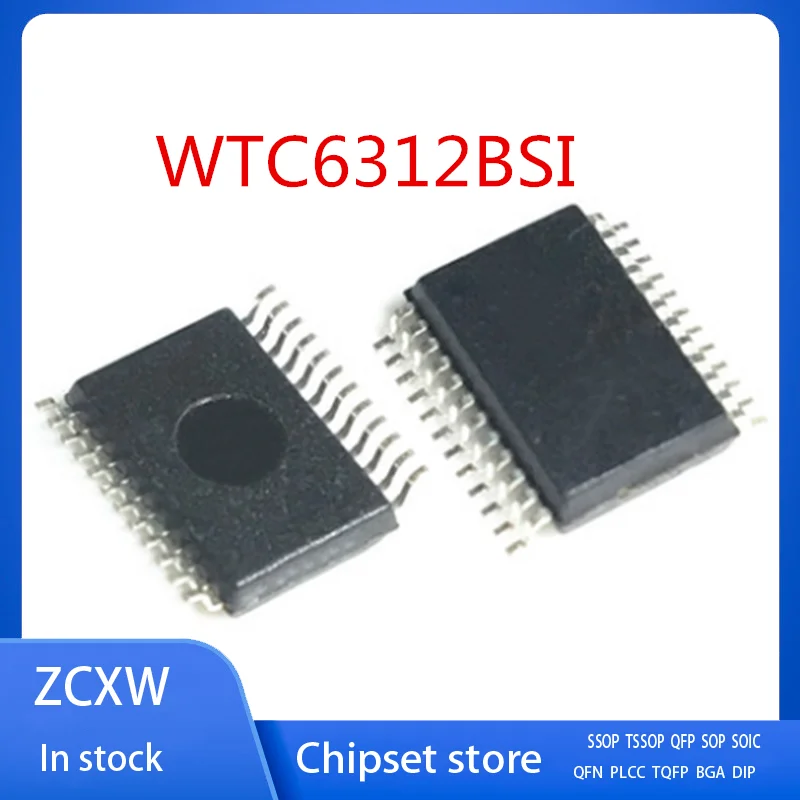 New   2Pcs/Lot    WTC6312BSI   WTC6312   SSOP24