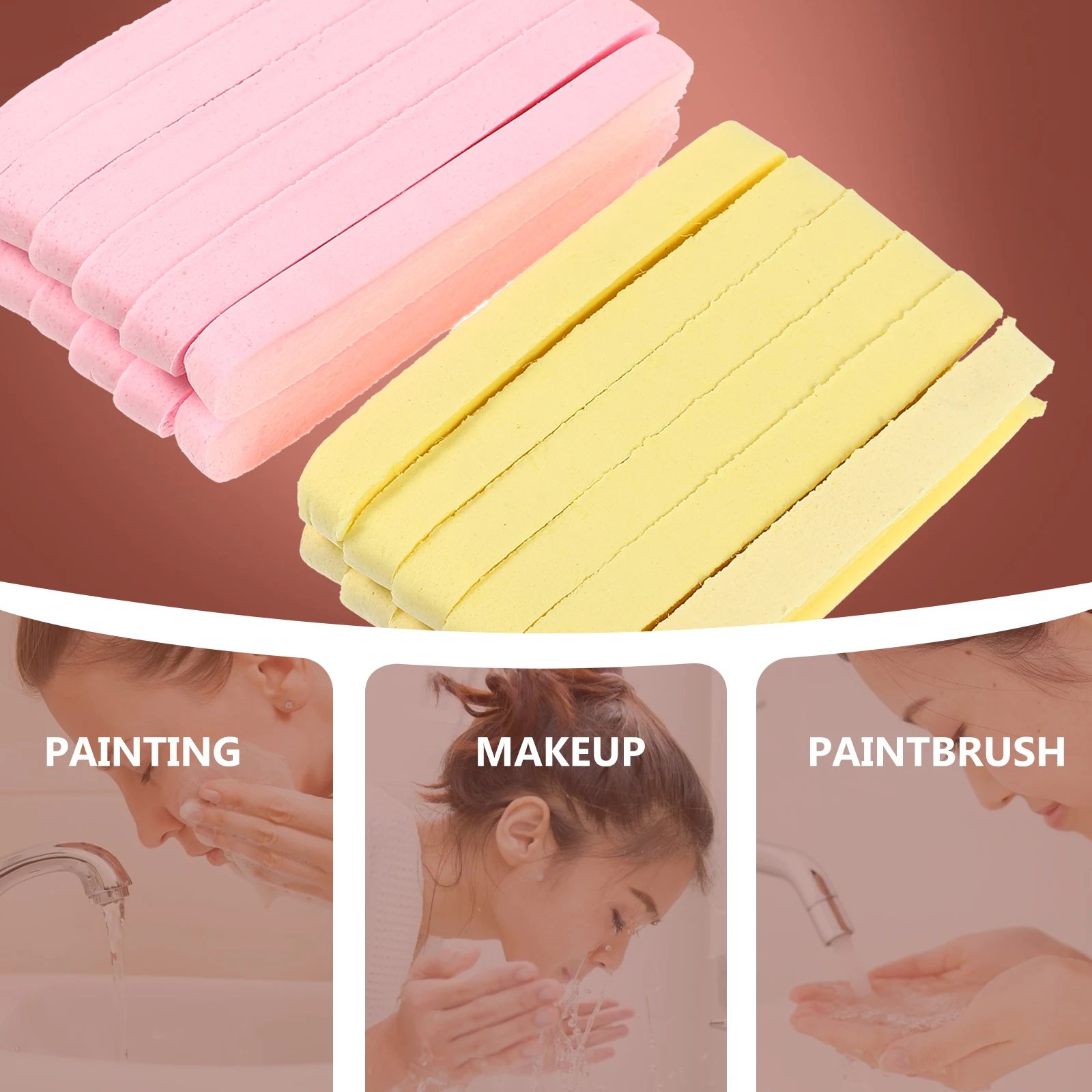 24 pçs esponja de limpeza facial comprimido macio redondo puff para lavagem facial limpeza profunda maquiagem remoção cuidados com a pele