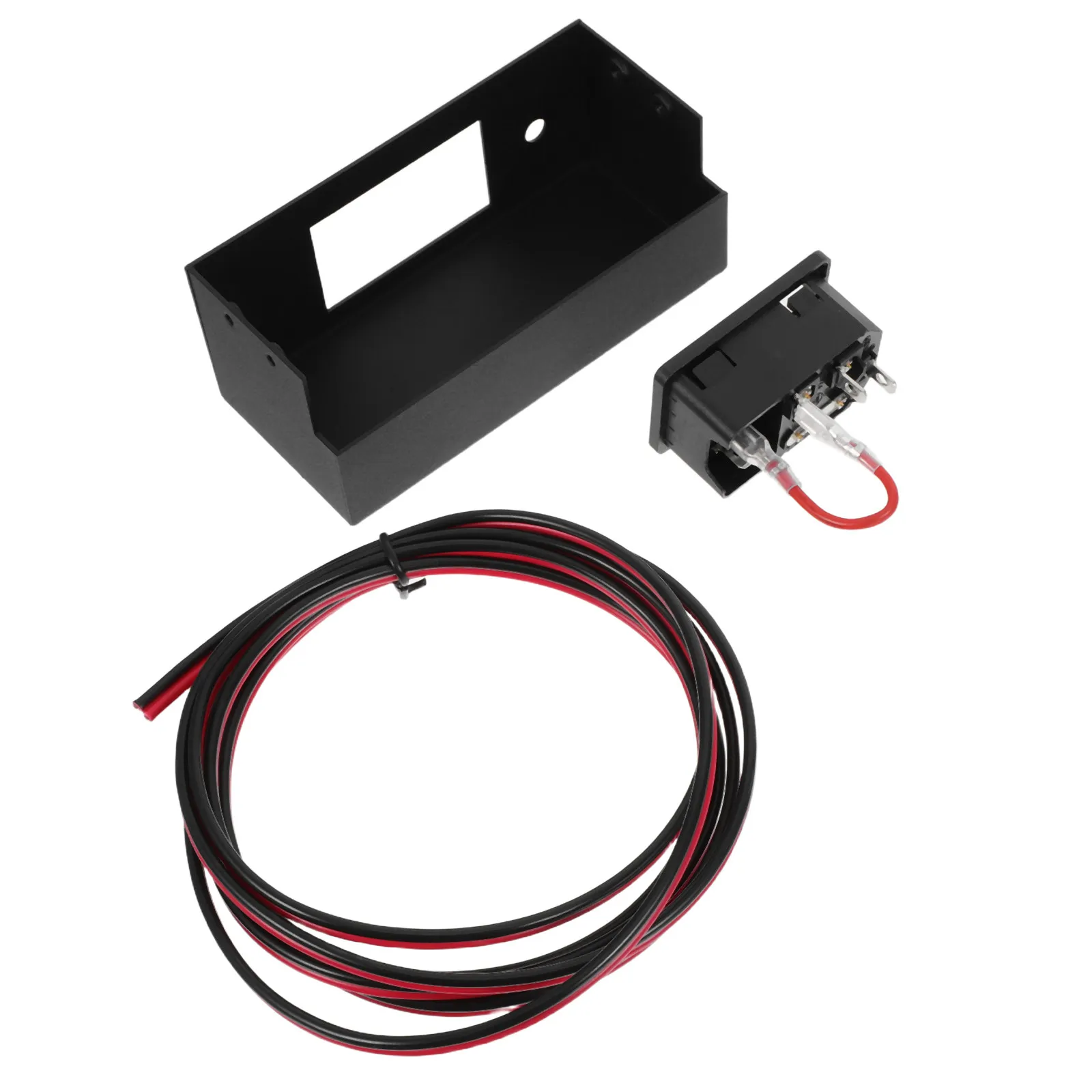 

3D Printer Power Supply Enclosure Metal DIY Module Case Precise Switch Cover for Stable Printing Home Workshop