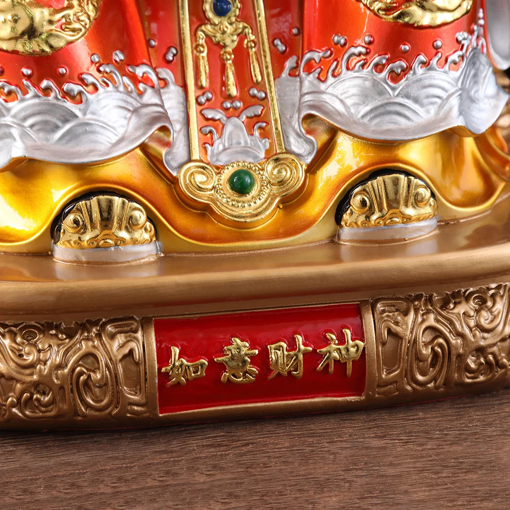 Cz god of wealth   statue ornaments office opening bring in wealth and treasure statue for home worship  statue  god of wealth