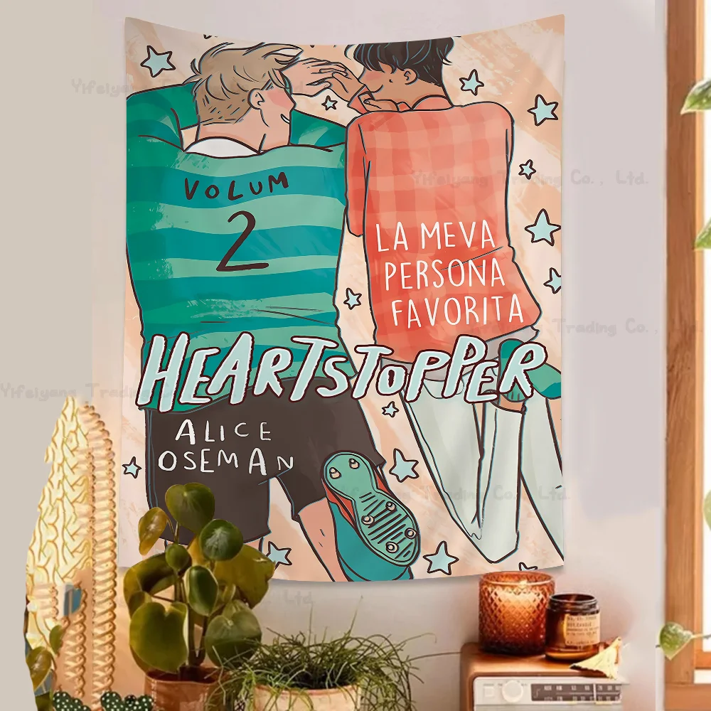 Neue Heartstopper DIY Wandteppich Hängen Tarot Hippie Wandteppiche Wohnheim Home Decor