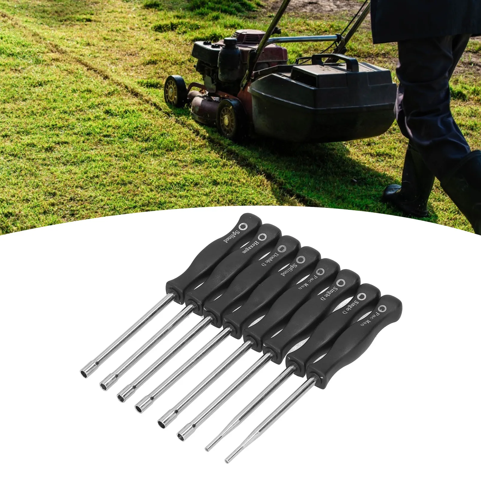 

Carburetor Tool Carburettor Adjuster 7 and 21 Teeth Slot PAC MAN Single Double D Hex For Most Small Engines Stihl Husqvarna