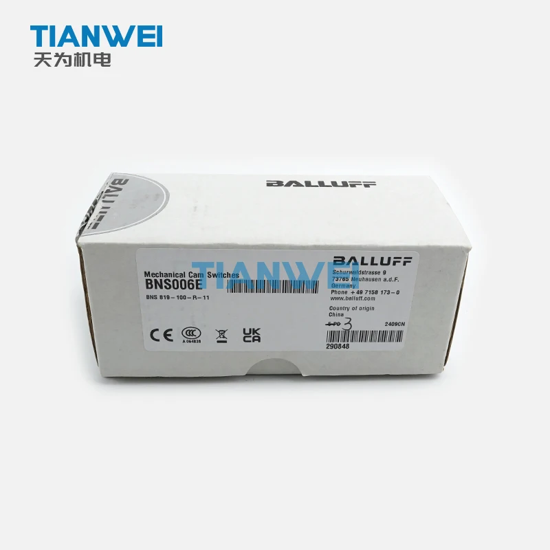 BNS006E BNS 819-100-R-11 100% nuevo y original interruptor de leva mecánico BALLUFF de Alemania