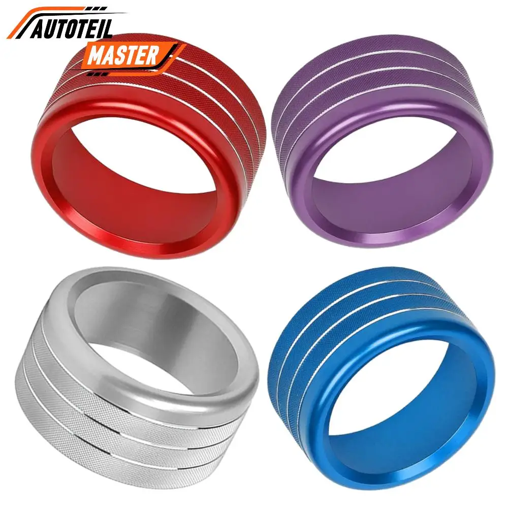 Gear Shift Switch Knob Cover Trim Ring Aluminum for Ram 1500 Special Edition Vehicles 2019-2025 Red/Violet/Silver/Blue