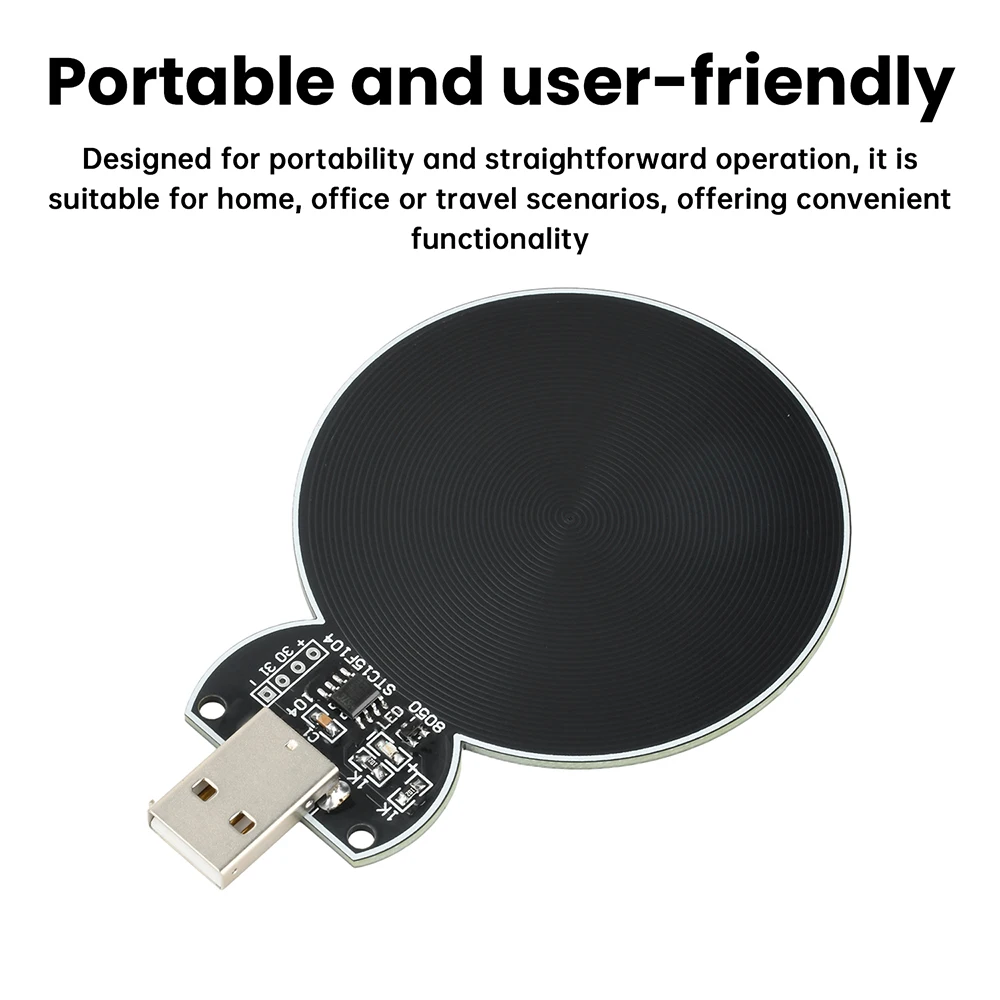 Interface quadrada do USB da onda do gerador de sinal do gerador da onda de DC 5V 7.83HZ Schumann com luz