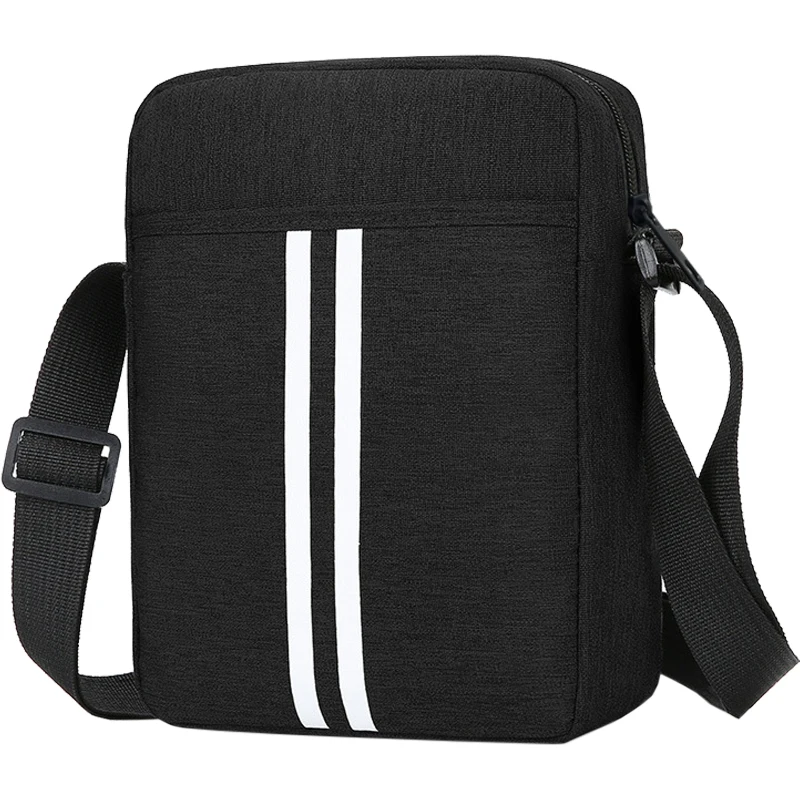 Daily Wear Sporty Stripe Crossbody Bag Fashion Solid Tone Purse, Practical Size for Daily Commute and casual outdoor outings