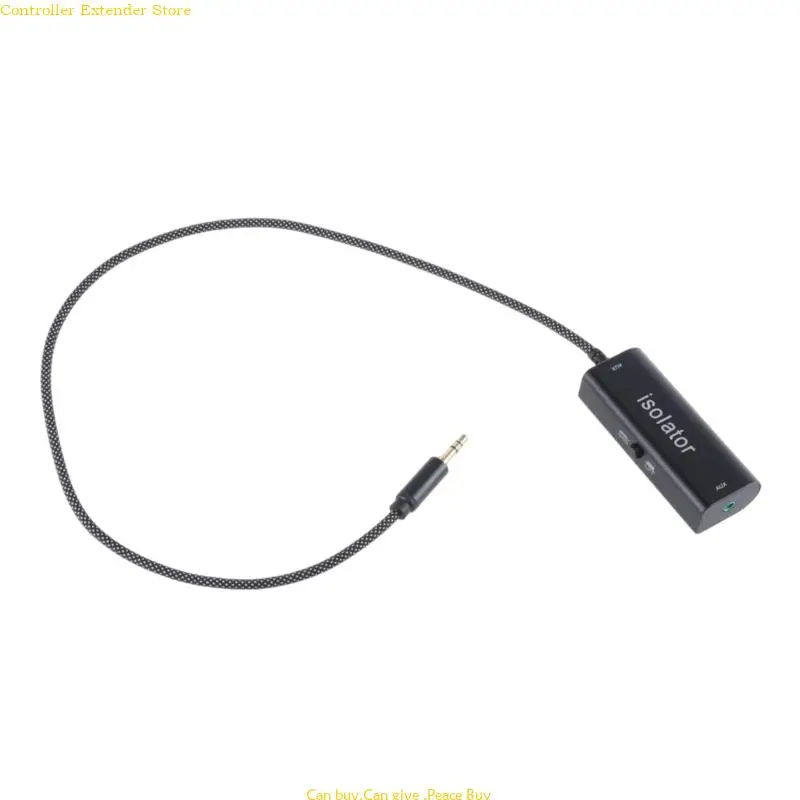 

Aux Ground Circuit Isolator Noise Filter Device with 3.5mm Enjoy Clear Sound and Noise Elimination for Car Aux