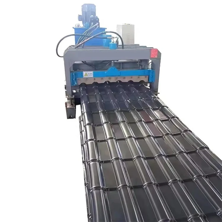 Glazed Tile Roll Former Single Layer High Precision Forming Smooth Surface Antique Glazed Metal Tile Production Machinery