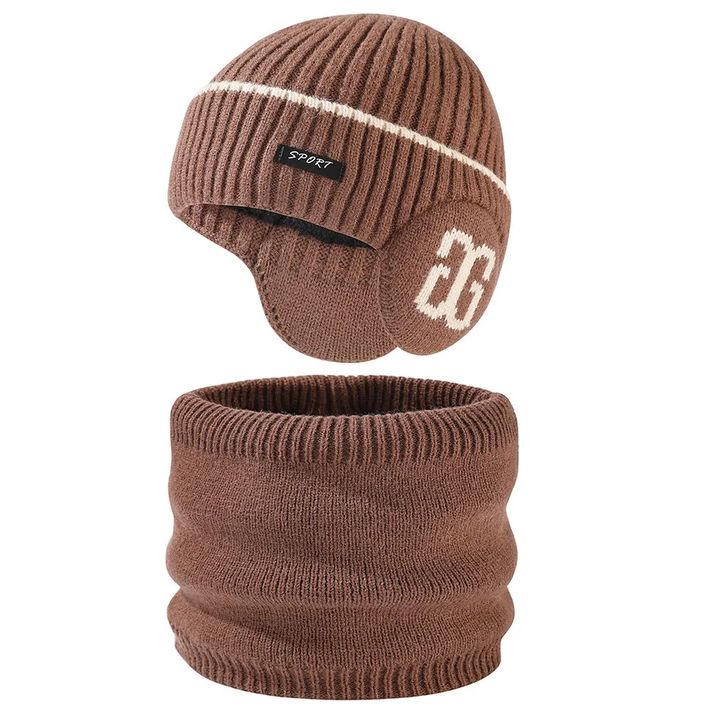 Casual Three Set Minimalist Set with Letter Pattern Knitwear European and American Style Commuting for Men Autumn Winter