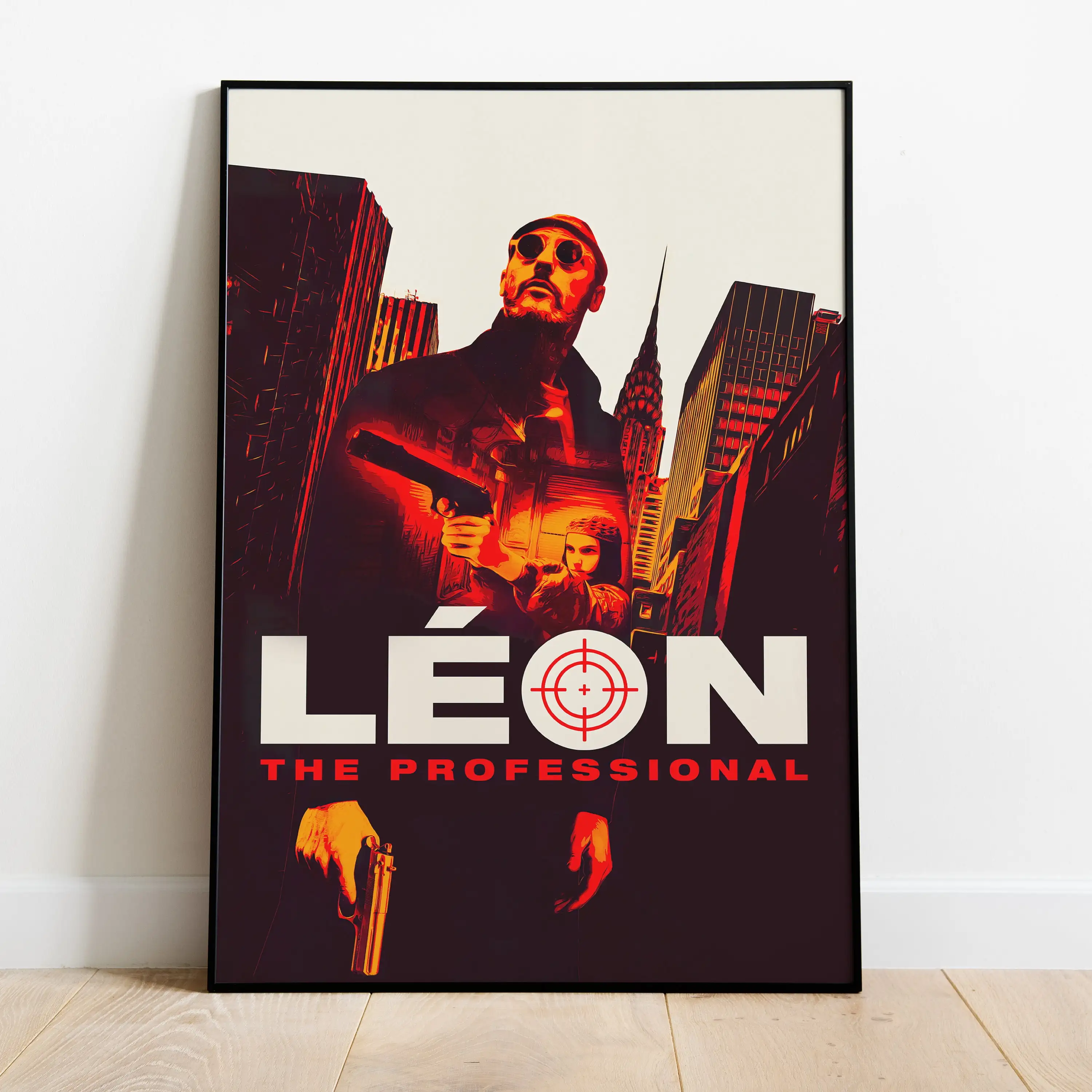 Classic Movies Leon The Uncle And Loli Killer Not Too Cold Film Poster Print Wall Art Pictures Canvas Painting Room Home Decor