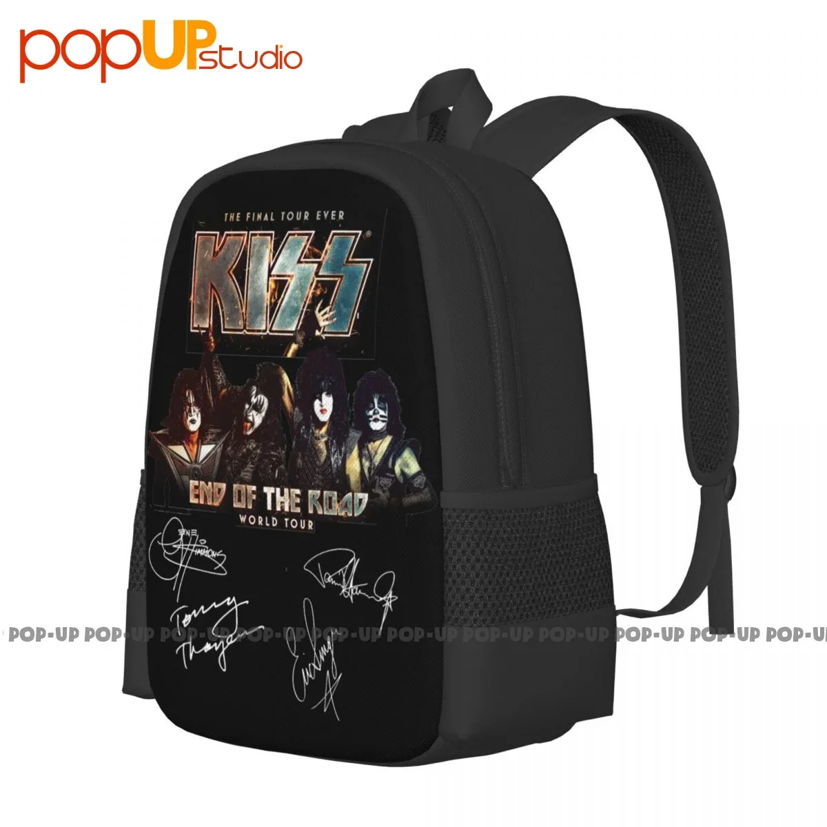 Kiss Band End Of The Road Farewell Tour 2019 Backpack Large Capacity Travel Art Print Storage Bag Riding Backpack