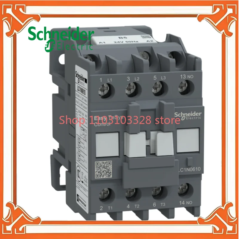 

LC1N0610B5N LC1N0910B5N LC1N1210B5N LC1N1810B5N LC1N2510B5N LC1N3210B5N LC1N3810B5N Ac contactor controls coil voltage 24VAC