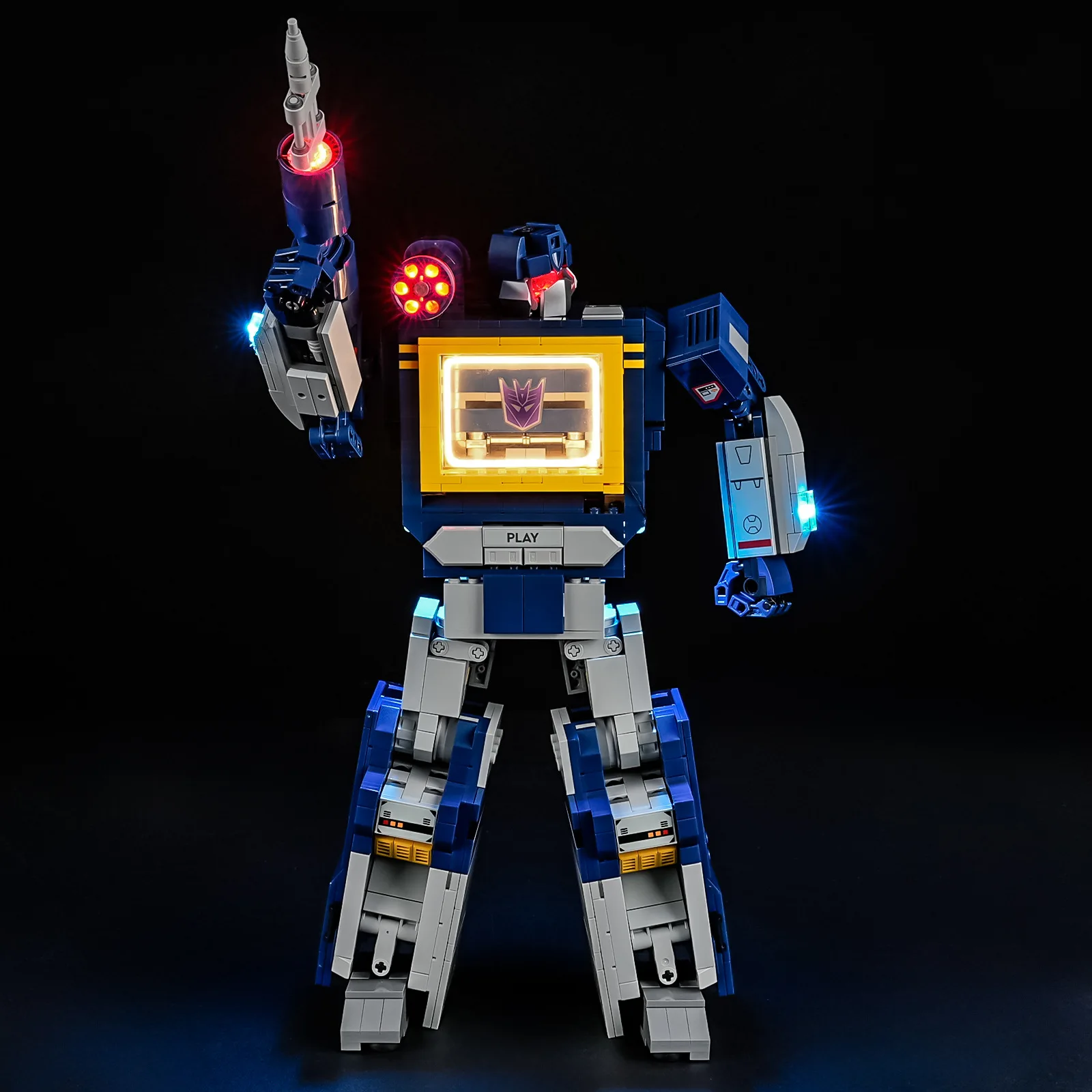 

(Only LED Light No Bricks) 10358 Trans-Formers Robot Soundwave Ideas (Not Include Building Blocks Kits Sets Model)