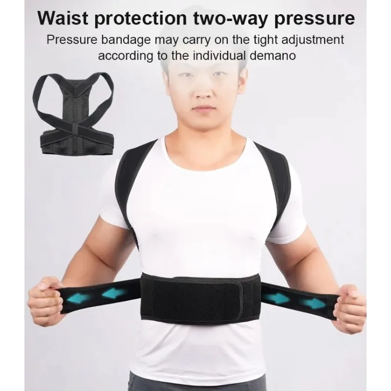 Back Brace Posture Corrector Back Lumbar Support Shoulder Posture Support for Improve Posture Provide Back Pain Relief Unisex