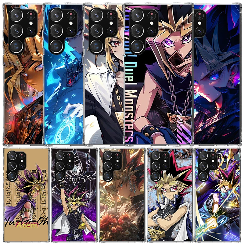 Yu-Gi-Oh! Anime Soft Cover for Samsung Galaxy S25 Edge S26 S24 S23 Ultra Phone Case S22 S21 Plus S20 FE Print Pattern Shell Gala